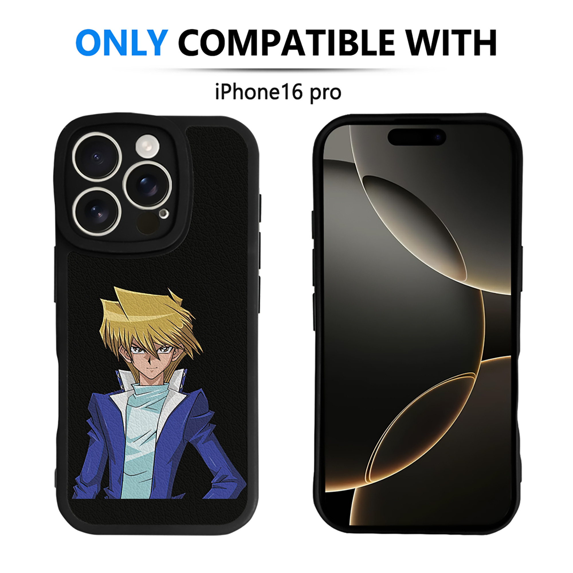 遊☆戯☆王 Yu-Gi-Oh! 【iPhone 16シリーズ対応】シリコンスマホケース（レザー調） 材質：シリコン